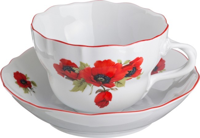 Чайный набор на 1 персону 2 пр. "маки" 450 мл. высота=8 см. DUBI (606-576) Чайный набор на 1 персону 2 пр. "маки" 450 мл. высота=8 см. DUBI (606-576)