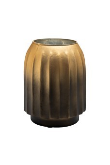 Ваза декоративная стекл. золотая 14,6*14,6*19см (TT-00013099) Ваза декоративная стекл. золотая 14,6*14,6*19см (TT-00013099)