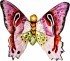 Панно настенное "бабочка" 14*15 см Annaluma (628-084)