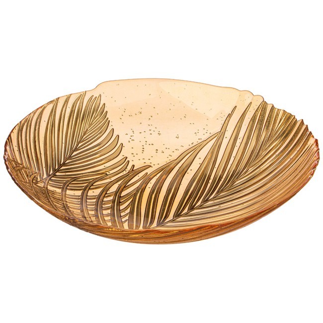 Блюдо глубокое "bohemia" amber 33см Bronco (336-108)