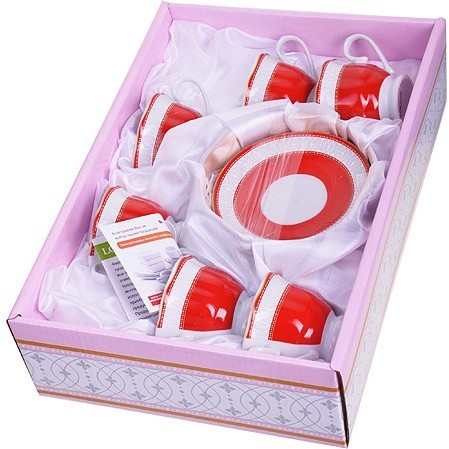 Кофейный набор 12пр 80мл фарфор LR (28597)