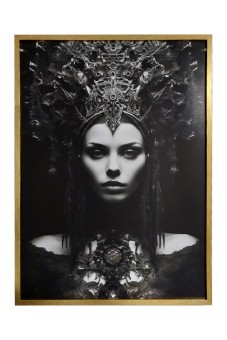 89VOR-Queen Холст "Царица" 110х80 см, багет пластик(зол) (TT-00015274)