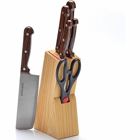 Набор ножей 7пр на подст. + топор Mayer&Boch (27426) Набор ножей 7пр на подст. + топор Mayer&Boch (27426)