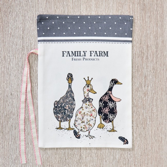 Набор мешочков из 2-х шт "family farm" 20х29см,100% хлопок,графит,твил,пропитка Lefard (850-747-91) Набор мешочков из 2-х шт "family farm" 20х29см,100% хлопок,графит,твил,пропитка Lefard (850-747-91)