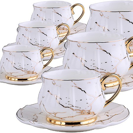 Чайный/наб 12пр 200мл фарфор ПРЕМИУМ LR (31138)