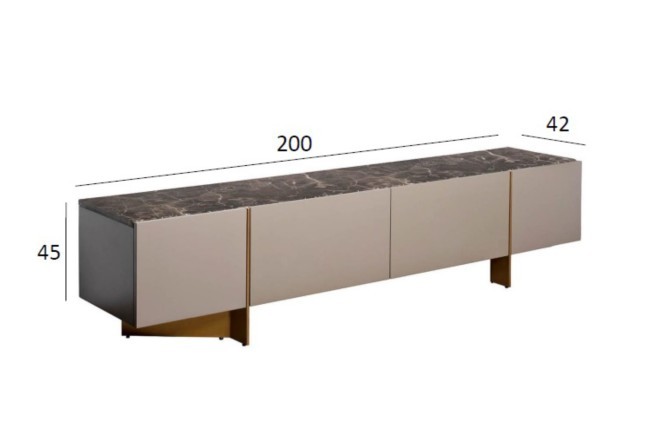 Тумба под телевизор Gate 200*42*45см (TT-00010661) Тумба под телевизор Gate 200*42*45см (TT-00010661)