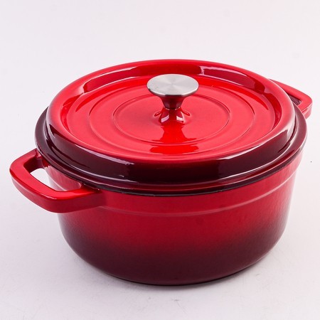 Кастрюля чугун 3,6 л эмаль/покрытие красная Mayer&Boch (40630)