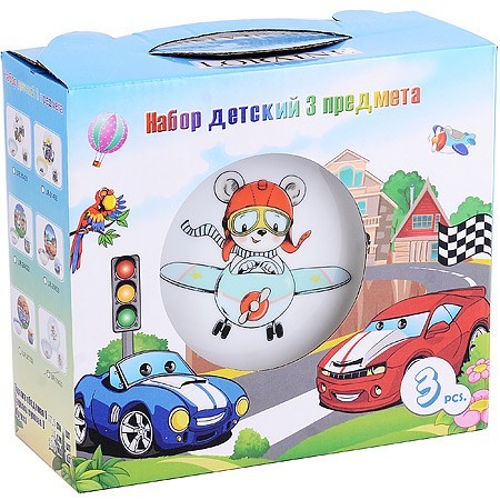 Детский набор 3пр "Мишка-Пилот"LR (х12) " (31430) Детский набор 3пр "Мишка-Пилот"LR (х12) " (31430)