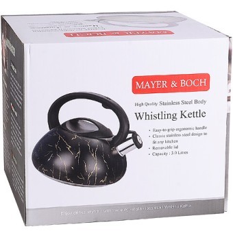 Чайник 3л со свистком нерж Mayer&Boch (31246) Чайник 3л со свистком нерж Mayer&Boch (31246)