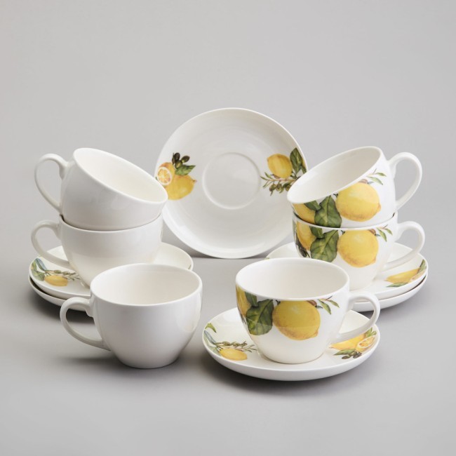 Чайный набор lefard "лемон три" на 6 пер. 12 пр. 250 мл Lefard (358-2222)