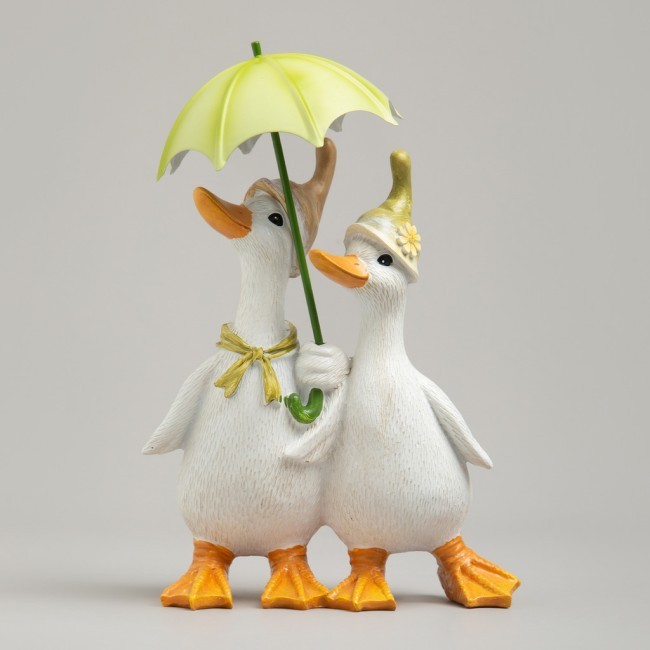 Статуэтка "уточки под зонтиком" 15х10х21,5 см Lefard (121-161)