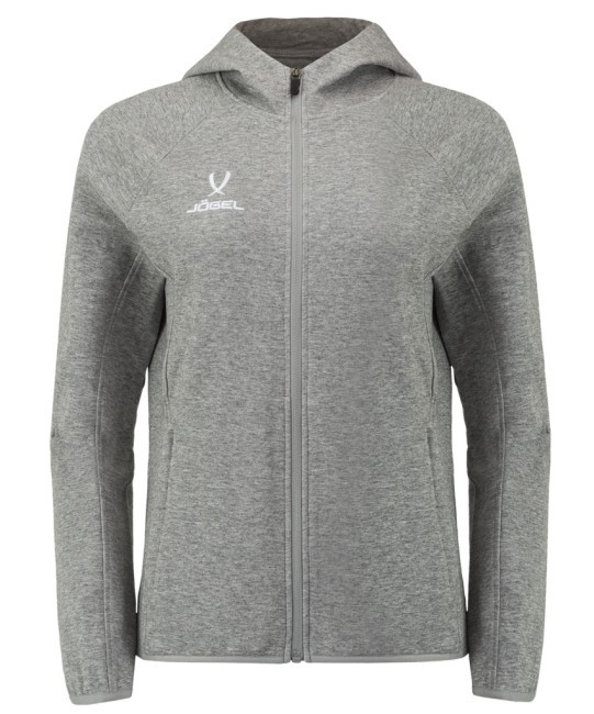 Худи на молнии женское JOGEL ESSENTIAL Athlete Hooded FZ Jacket W, серый (2111635)
