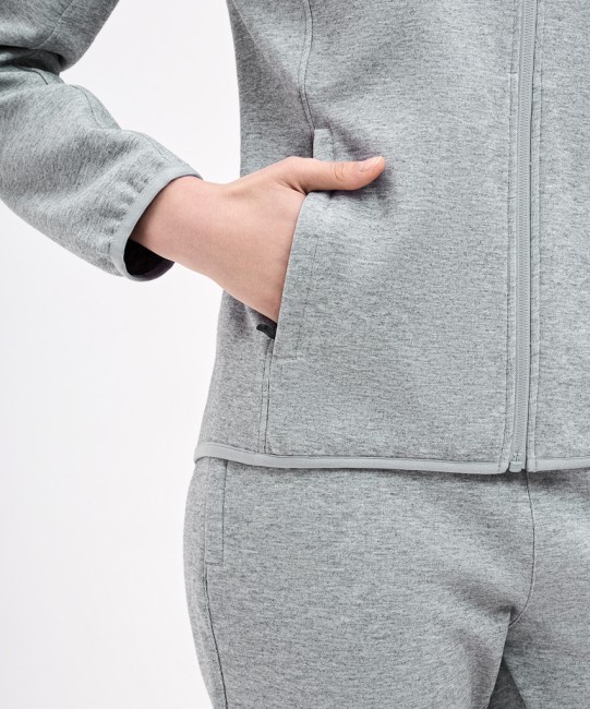 Худи на молнии женское JOGEL ESSENTIAL Athlete Hooded FZ Jacket W, серый (2111634)