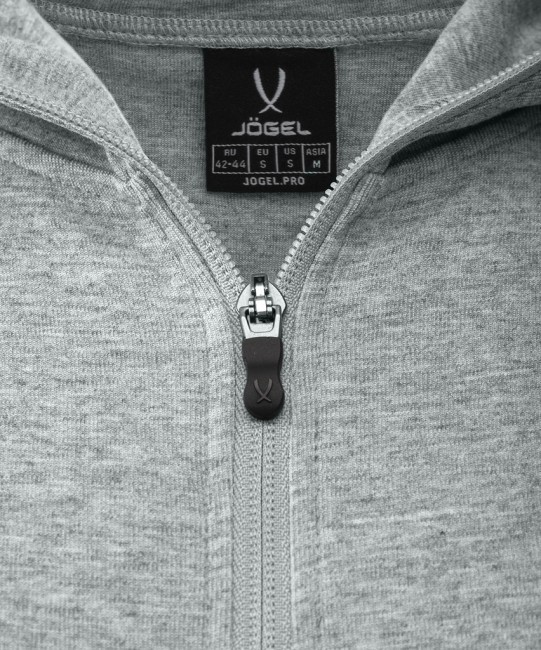 Худи на молнии женское JOGEL ESSENTIAL Athlete Hooded FZ Jacket W, серый (2111634)