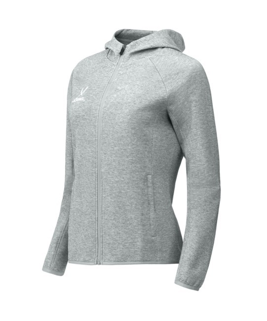 Худи на молнии женское JOGEL ESSENTIAL Athlete Hooded FZ Jacket W, серый (2111634)