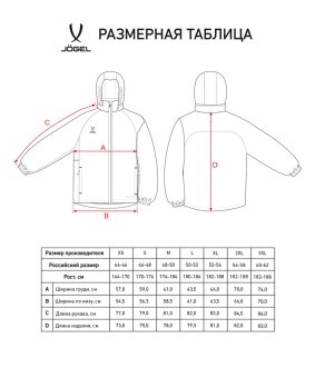 Куртка ветрозащитная JÖGEL PREMIER PerFormPROOF FZ Rain Jacket, синий (2122957) Куртка ветрозащитная JÖGEL PREMIER PerFormPROOF FZ Rain Jacket, синий (2122957)