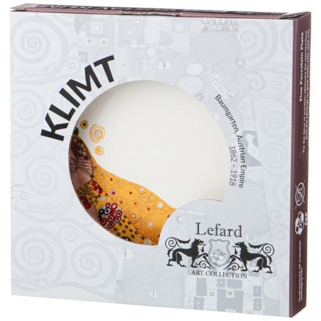 Тарелка закусочная lefard "поцелуй" (г. климт) 20,5 см, кремовая LEFARD (104-672) Тарелка закусочная lefard "поцелуй" (г. климт) 20,5 см, кремовая LEFARD (104-672)