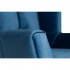 Кресло вращающееся велюр синий 90*87*100см - TT-00001403