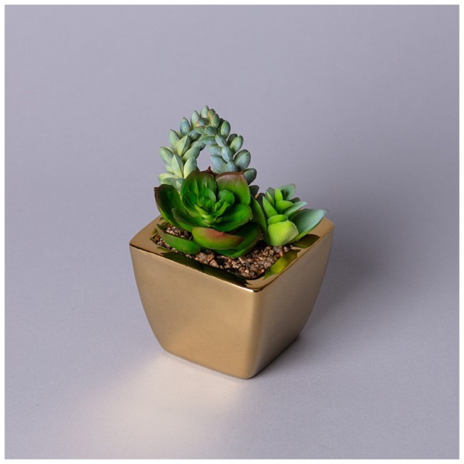 Суккулент искусственный в горшке 8*12см мал.уп.=24шт Lefard (535-437)