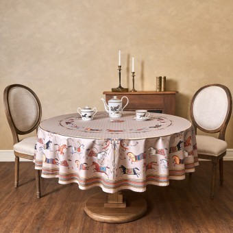 Скатерть круглая "passage" 190см ,капучино, 100% хлопок,твил,пропитка Lefard (850-760-25) Скатерть круглая "passage" 190см ,капучино, 100% хлопок,твил,пропитка Lefard (850-760-25)