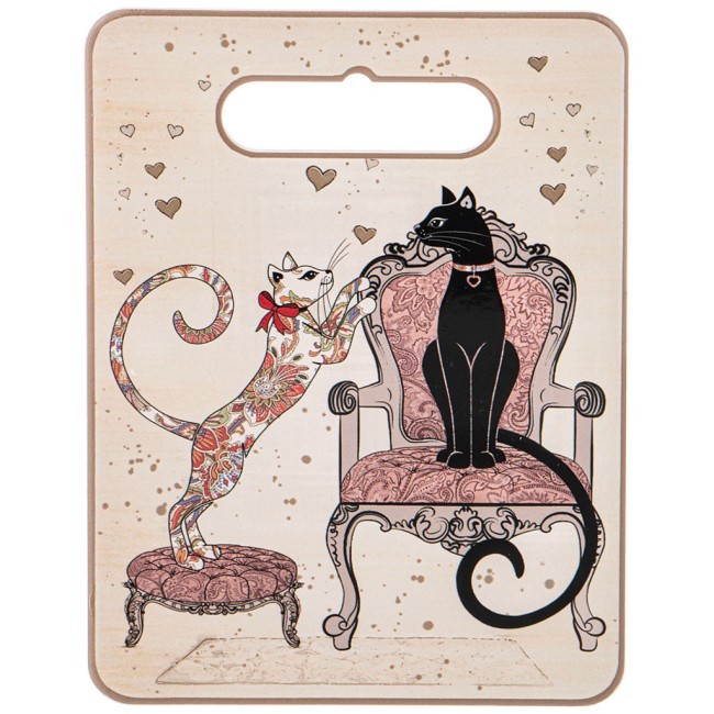 Подставка под горячее agness "парижские коты" 20*15*1 см Agness (358-1754) Подставка под горячее agness "парижские коты" 20*15*1 см Agness (358-1754)