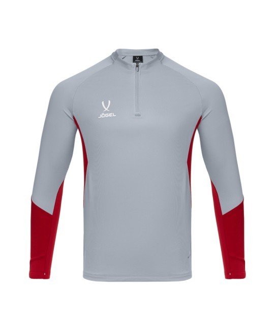 Джемпер тренировочный JOGEL PREMIER PerFormDRY Training Zip Top, серый/темно-красный (2120759)