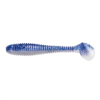 Виброхвост Helios Catcher 3,55"/9 см, цвет Blue Pearl 5 шт HS-2-049 (77518)