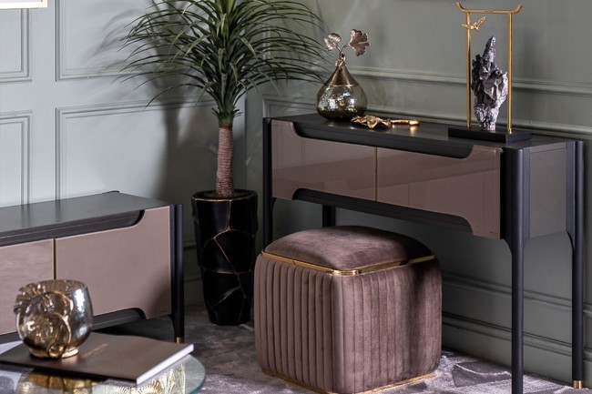 Пуф Glarus, велюр коричневый 45*45*45 см (TT-00009827)