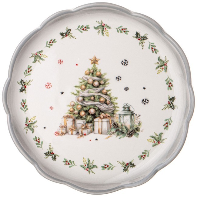 Тарелка закусочная agness "с новым годом!" 20,3*2 см Agness (358-2265) Тарелка закусочная agness "с новым годом!" 20,3*2 см Agness (358-2265)