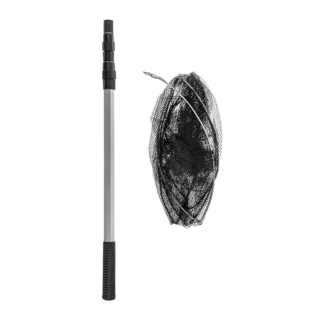 Подсачек телескопический Helios 60х210 см терилен HS-CB-360210-GM (72764)