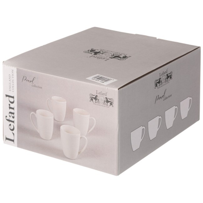 Набор кружек lefard "pearl" 4 шт. 8,9*12,4*10,7 см 410 мл Lefard (425-035)