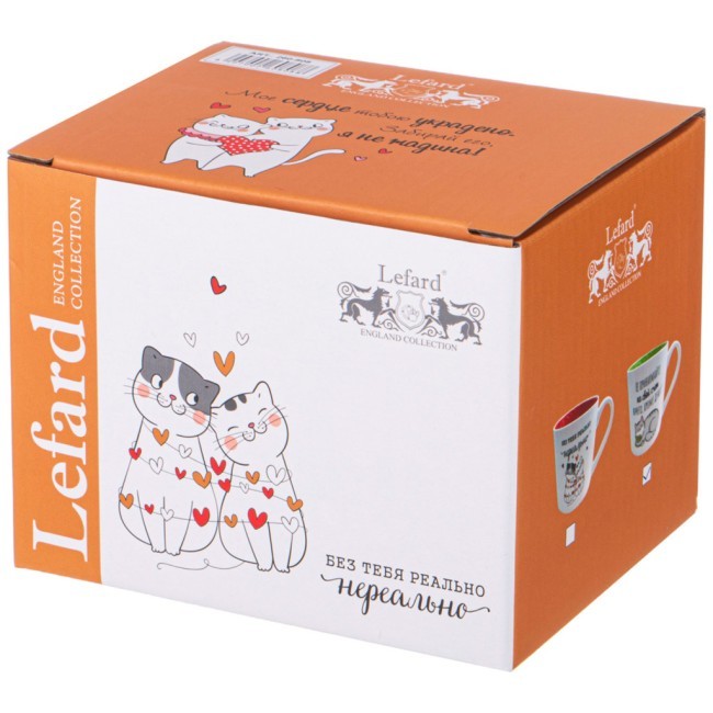 Кружка lefard "позитив" 380мл Lefard (260-808)