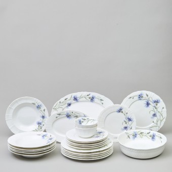 Столовый сервиз lefard "васильки" на 6 пер. 23 пр. Lefard (760-835)