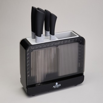 Набор ножей agness на пластиковой подставке, 6 предметов Agness (911-781) Набор ножей agness на пластиковой подставке, 6 предметов Agness (911-781)