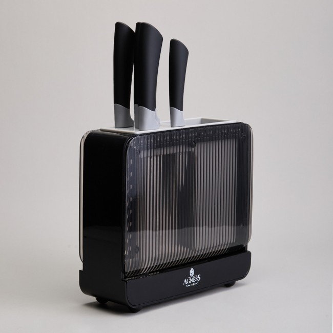 Набор ножей agness на пластиковой подставке, 6 предметов Agness (911-781) Набор ножей agness на пластиковой подставке, 6 предметов Agness (911-781)