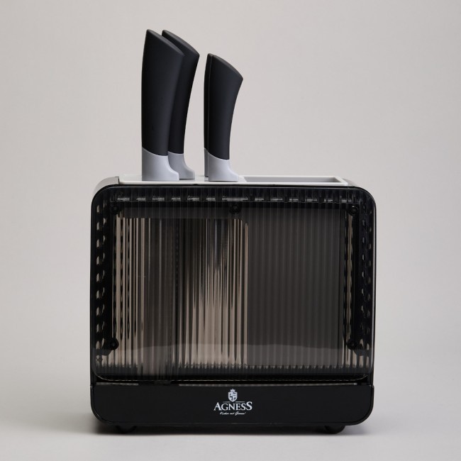 Набор ножей agness на пластиковой подставке, 6 предметов Agness (911-781) Набор ножей agness на пластиковой подставке, 6 предметов Agness (911-781)