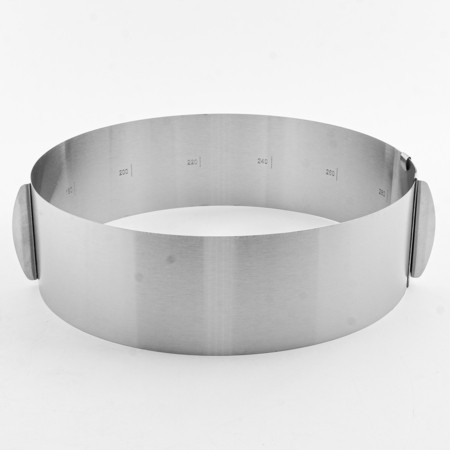 Форма для выпечки металлическая раздвижная (80342-2128) Форма для выпечки металлическая раздвижная (80342-2128)