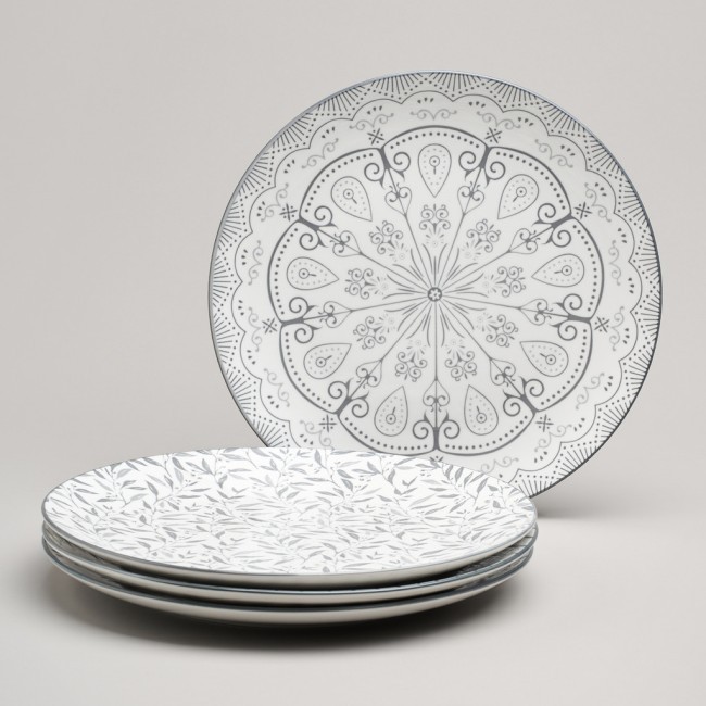 Набор тарелок обеденных bronco "dreams" из 24 шт. диаметр=27 см Bronco (582-123) Набор тарелок обеденных bronco "dreams" из 24 шт. диаметр=27 см Bronco (582-123)