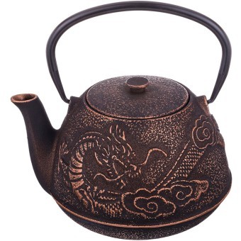 Заварочный чайник чугунный с эмалированным покрытием внутри 1200 мл Lefard (734-069)