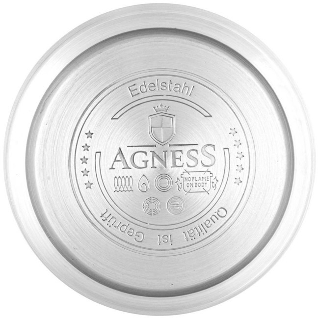 Чайник agness со свистком, серия тюдор,3,0 л термоаккумулирующее дно, индукция Agness (937-837)