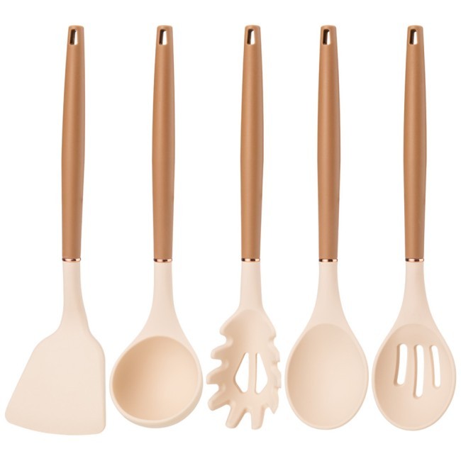 Набор agness из 12пр: 5 ножей,доска,подставка,половник,ложка,лопатка,шумовка,ложка для спагетти Agness (671-200)