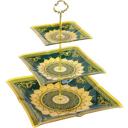 Этажерка 3 уровня, квадрат (7021-37) Этажерка 3 уровня, квадрат (7021-37)