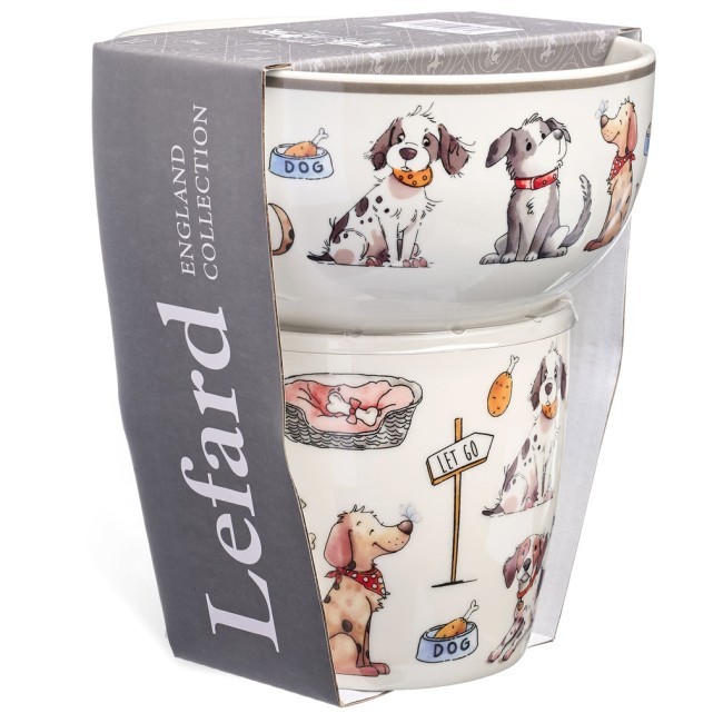 Набор для завтрака lefard "dogs", 2 пр.: салатник 500мл, кружка 345мл Lefard (260-1055) Набор для завтрака lefard "dogs", 2 пр.: салатник 500мл, кружка 345мл Lefard (260-1055)