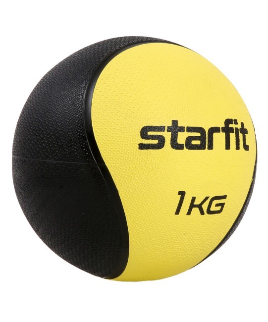 Медбол высокой плотности STARFIT GB-702, 1 кг, желтый (1007345) Медбол высокой плотности STARFIT GB-702, 1 кг, желтый (1007345)