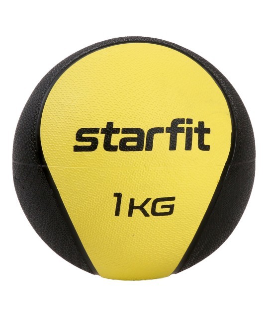 Медбол высокой плотности STARFIT GB-702, 1 кг, желтый (1007345) Медбол высокой плотности STARFIT GB-702, 1 кг, желтый (1007345)
