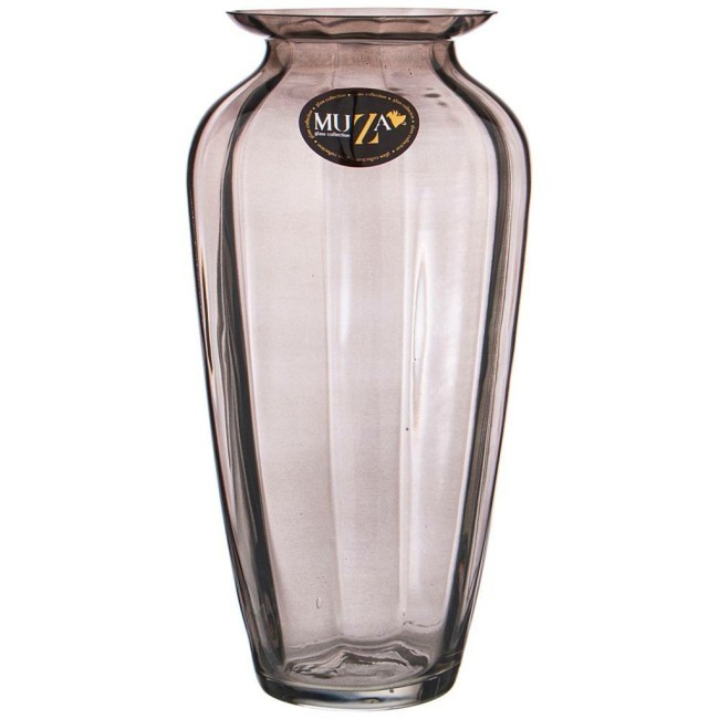 Ваза "victoria smoky" высота 28,5 см Muza (380-805)