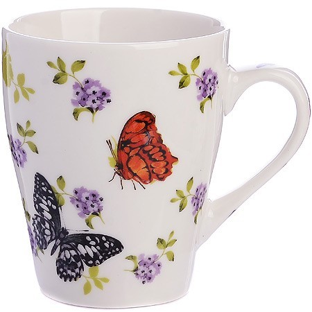 Кружка 340мл Бабочки (мин.4шт) LR (26586) Кружка 340мл Бабочки (мин.4шт) LR (26586)