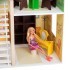 Деревянный кукольный домик "Поместье Шервуд", с мебелью 16 предметов в наборе, для кукол 30 см (PD318-01)