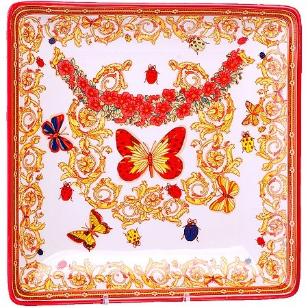 Блюдо квадратное 22х22см Романтика доломит LR (30785) Блюдо квадратное 22х22см Романтика доломит LR (30785)