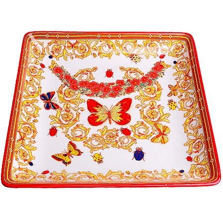 Блюдо квадратное 22х22см Романтика доломит LR (30785) Блюдо квадратное 22х22см Романтика доломит LR (30785)